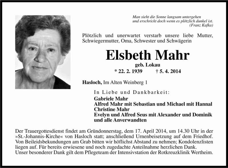 Elsbeth Mahr