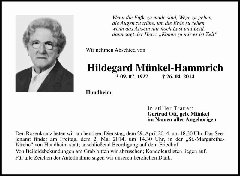 Hildegard Münkel-Hammrich