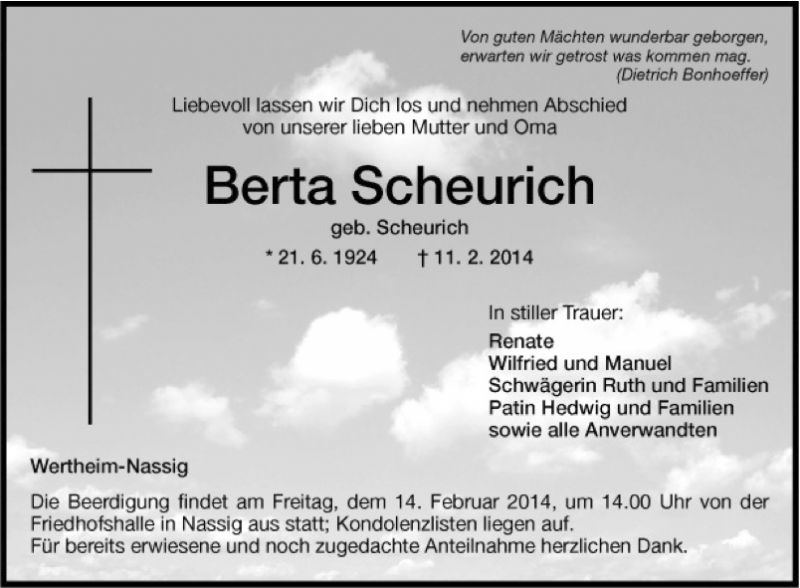 Berta Scheurich