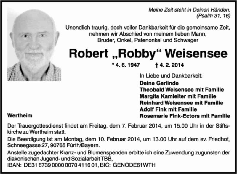 Robert „Robby“ Weisensee