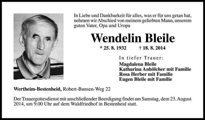Wendelin Bleile