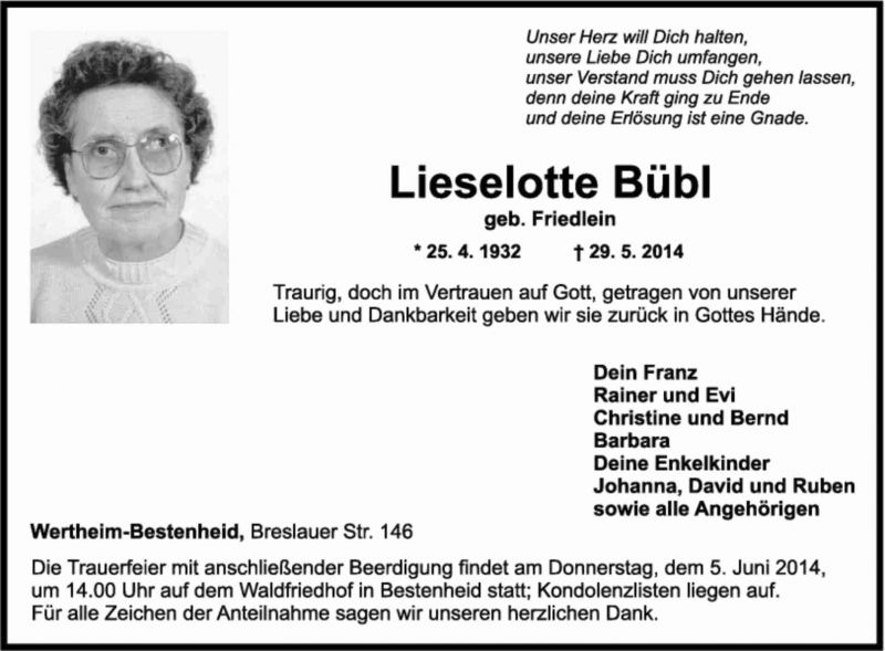 Lieselotte Bübl