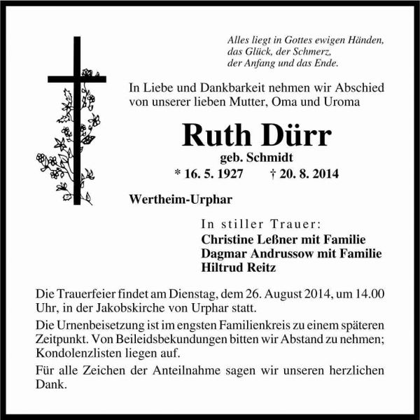 Ruth Dürr