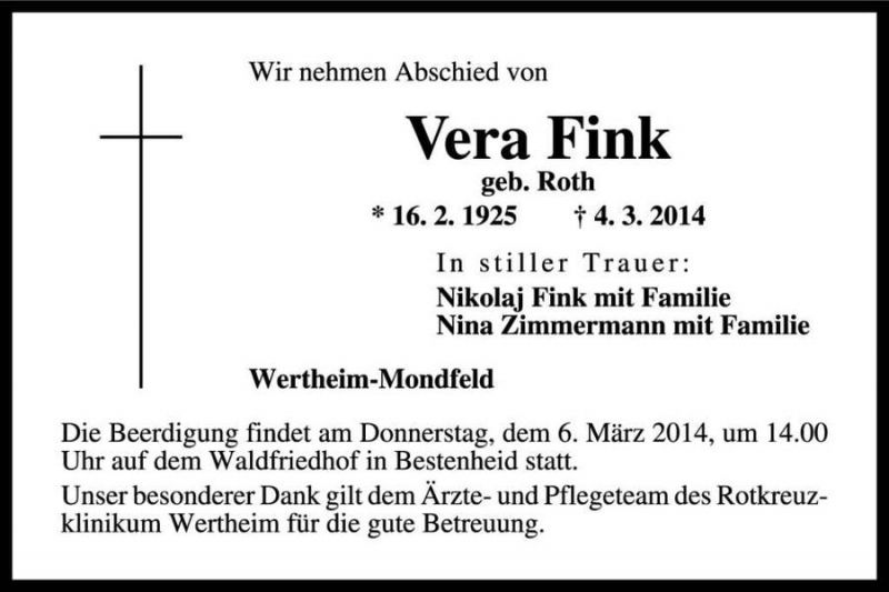 Vera Fink
