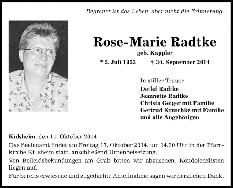Rose-Marie Radtke