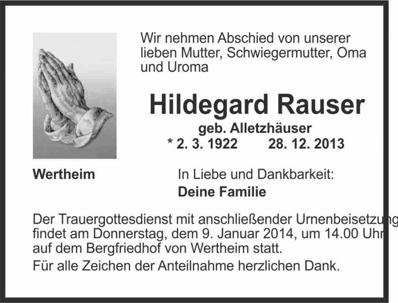 Hildegard Rauser