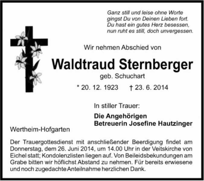 Waldtraud Sternberger