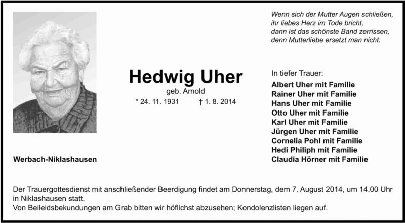 Hedwig Uher