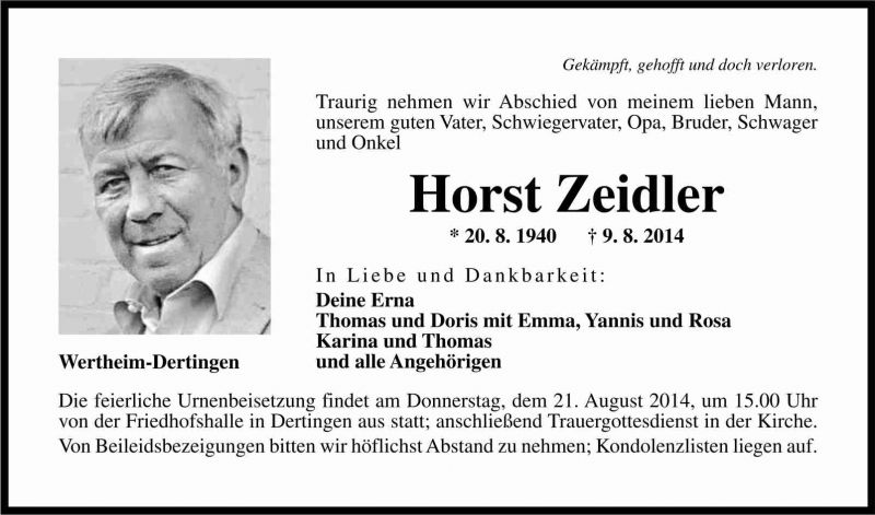 Horst Zeidler