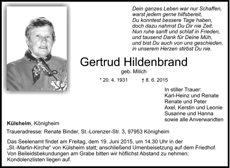 Gertrud Hildenbrand