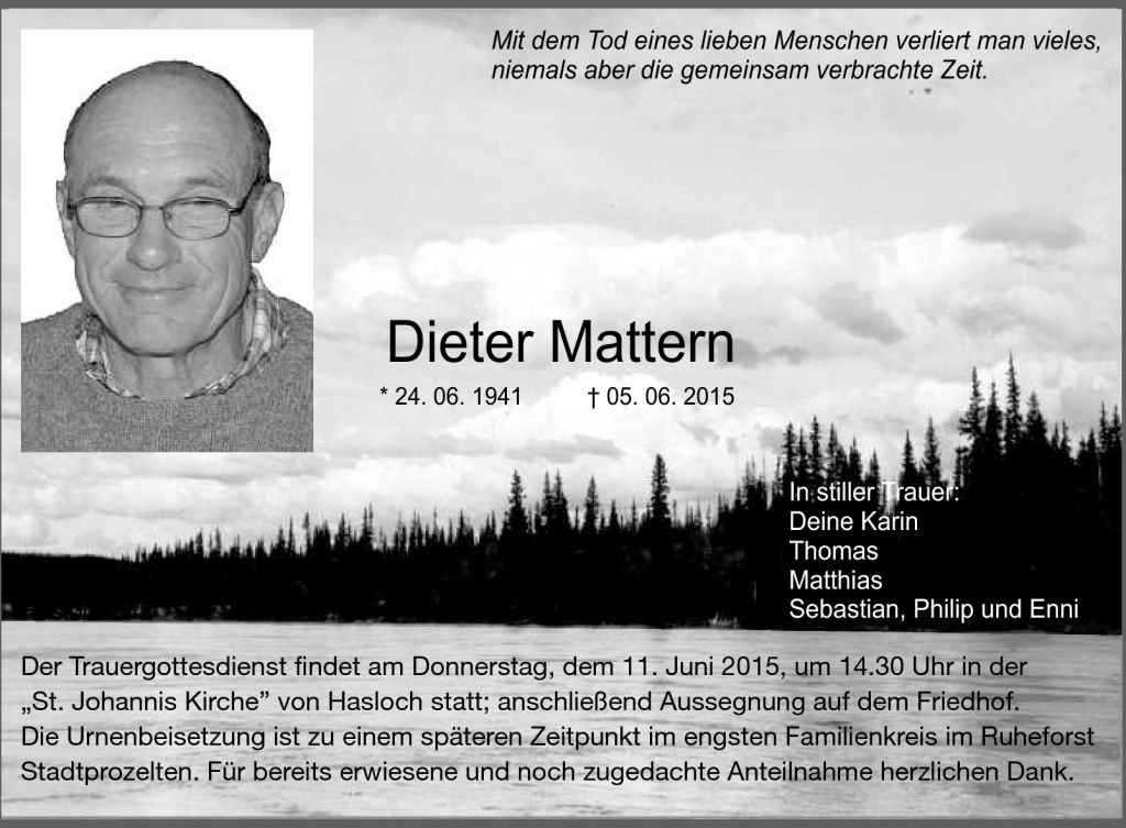 Dieter Mattern