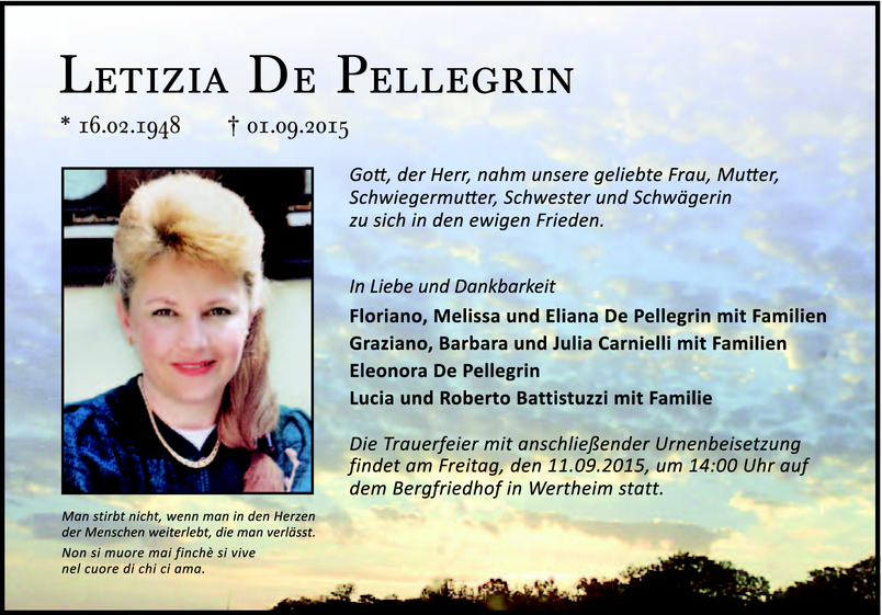 Letizia De Pellegrin