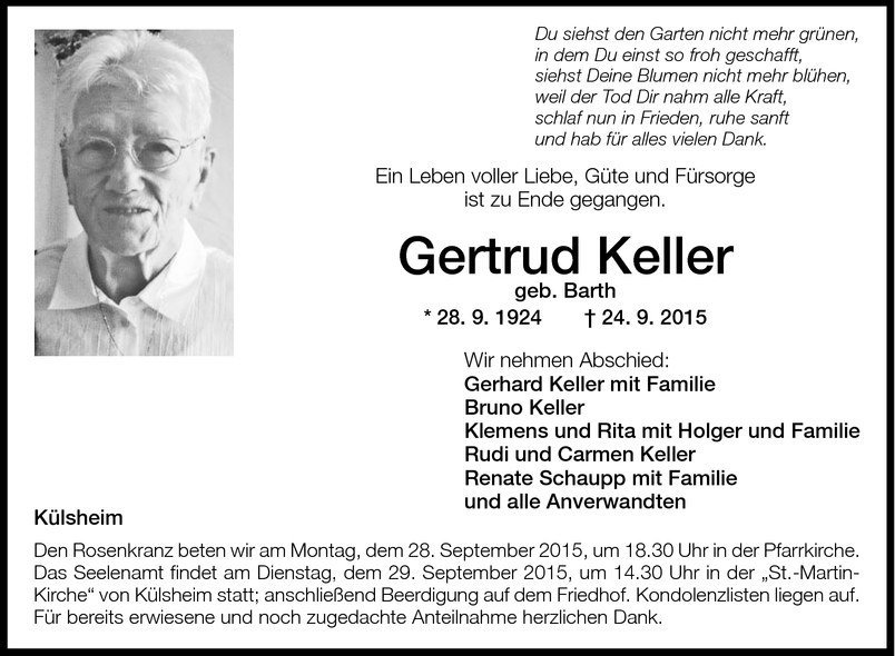 Gertrud Keller