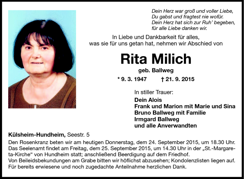 Rita Milich
