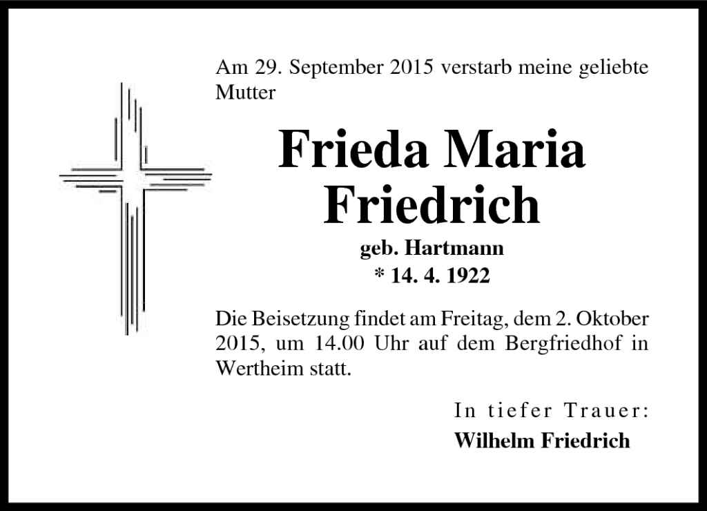 Frieda Friedrich