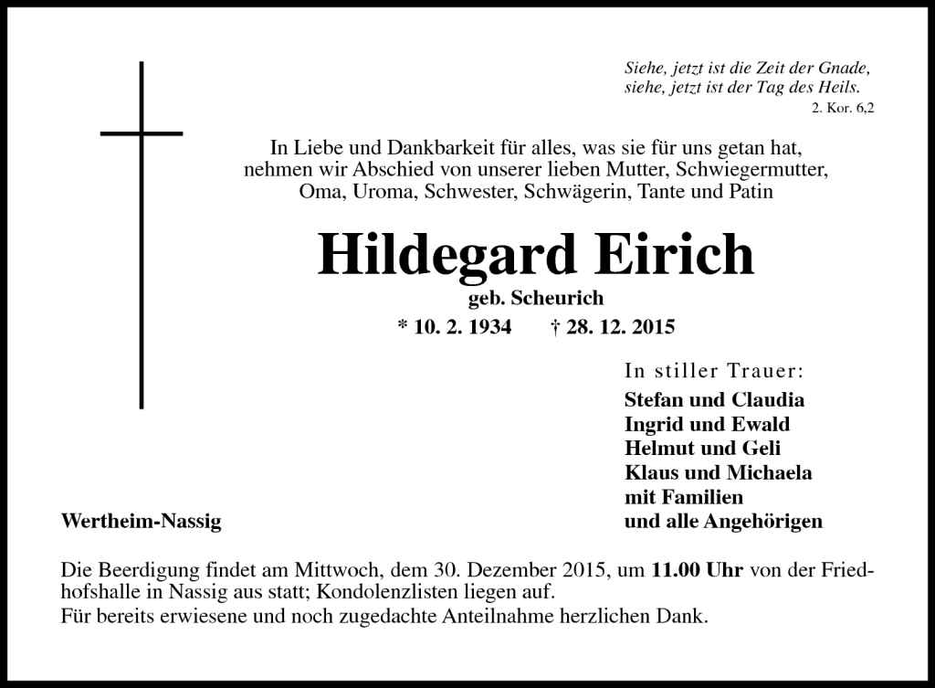 Hildegard Eirich