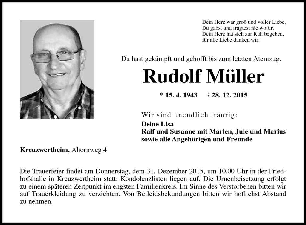 Rudolf Müller