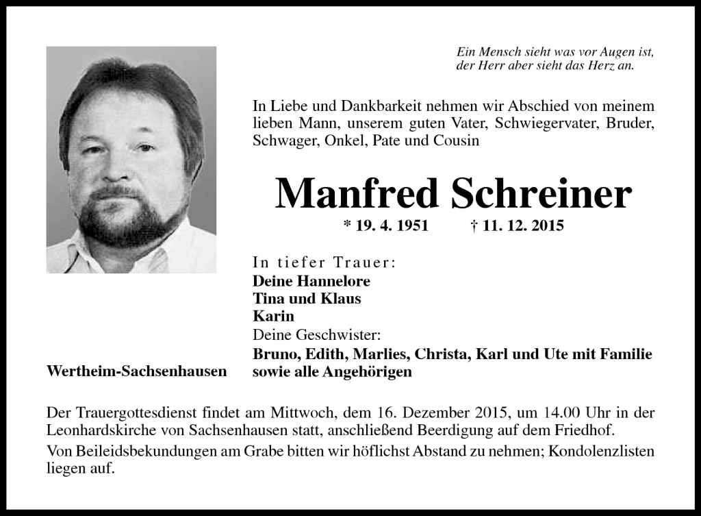Manfred Schreiner