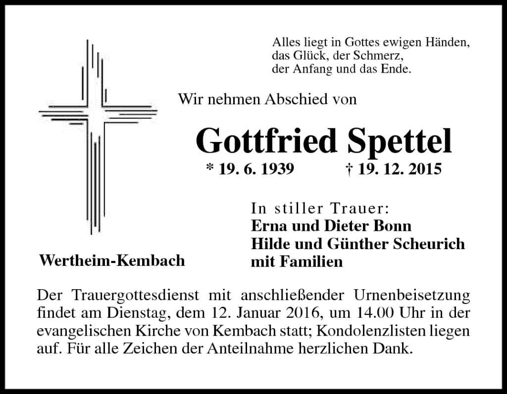 Gottfried Spettel