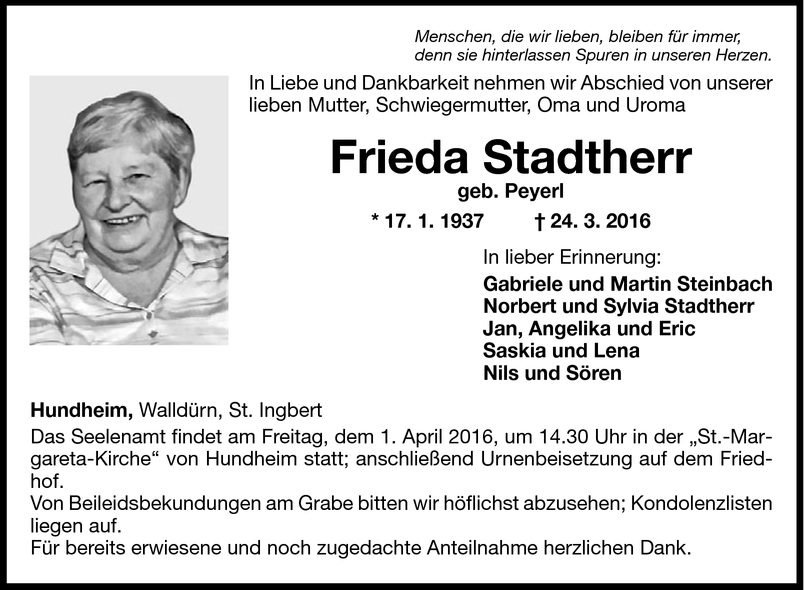 Frieda Stadtherr