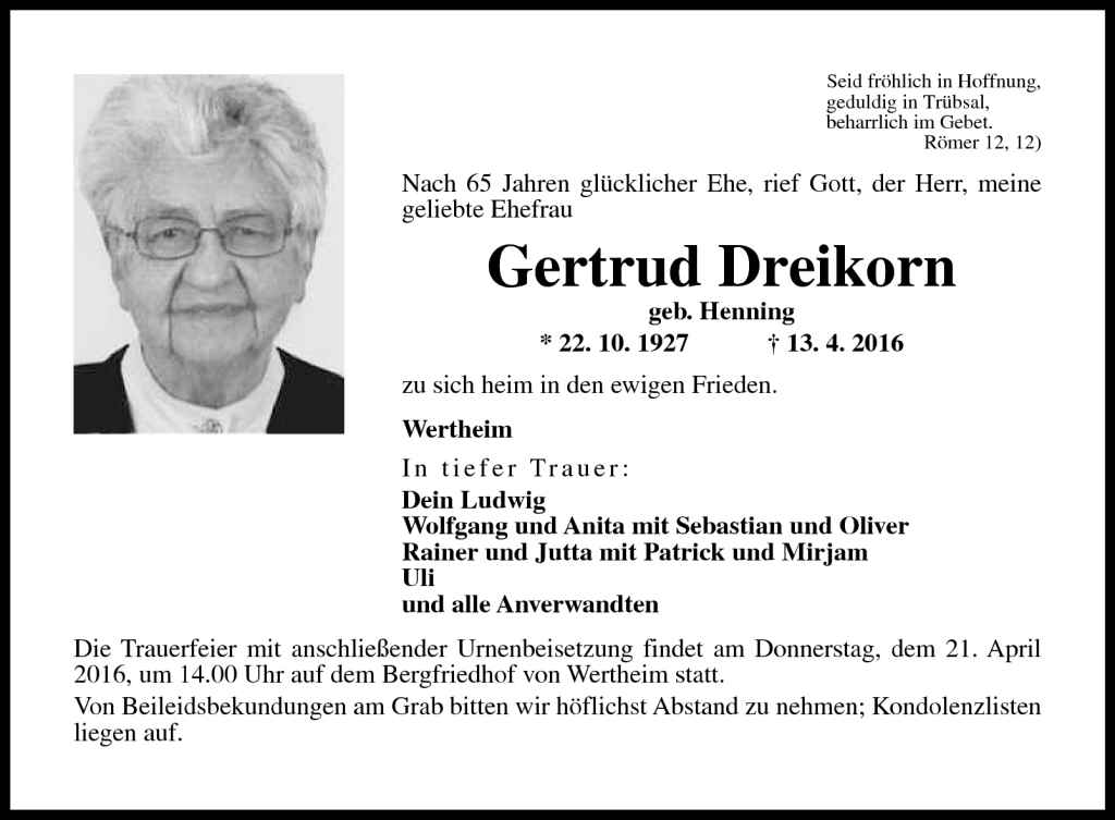 Gertrud Dreikorn