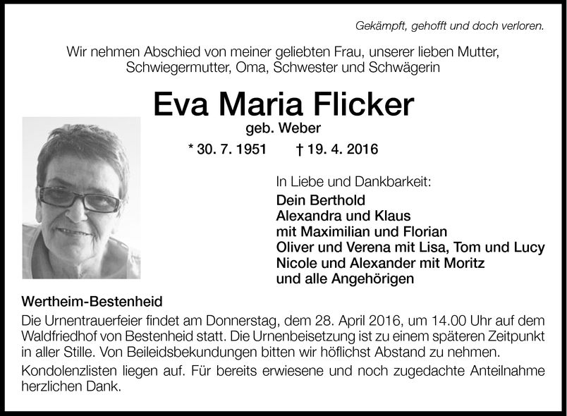 Eva Maria Flicker