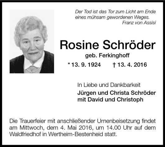Rosine Schröder