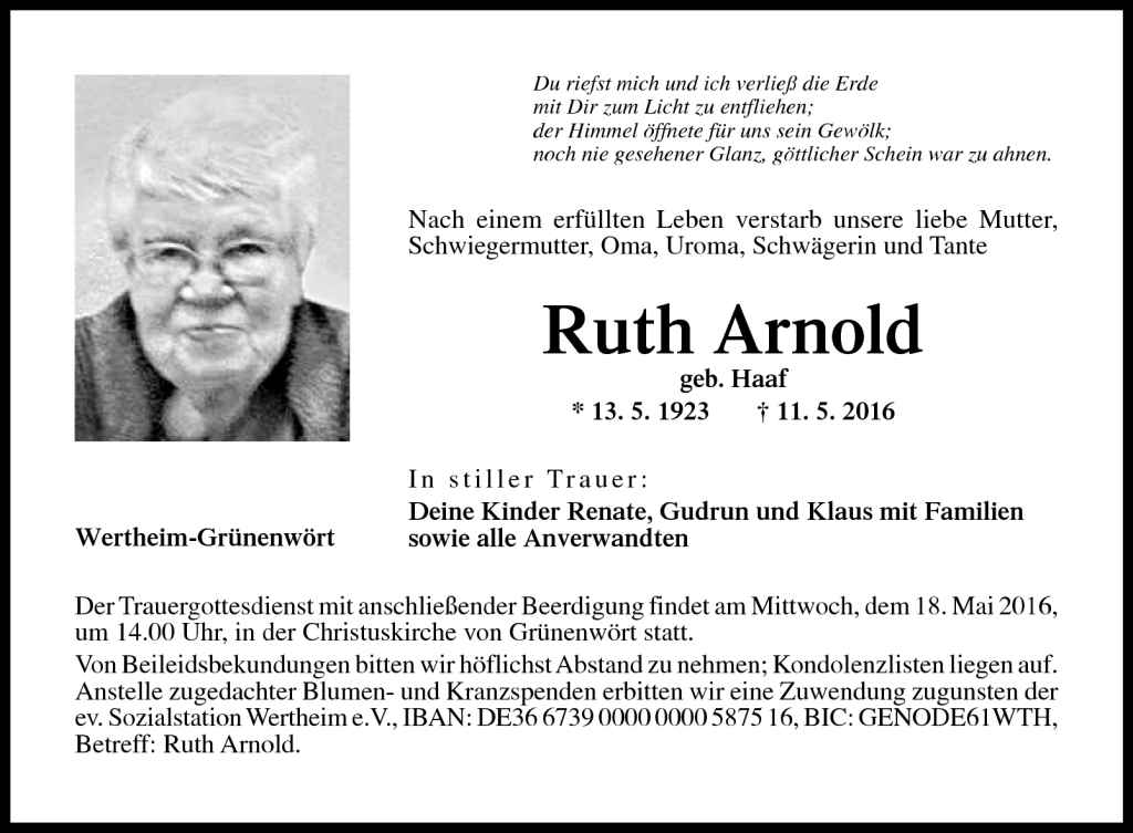 Ruth Arnold