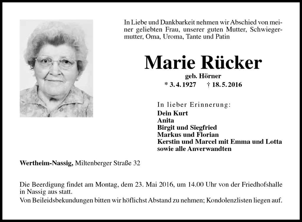 Marie Rücker