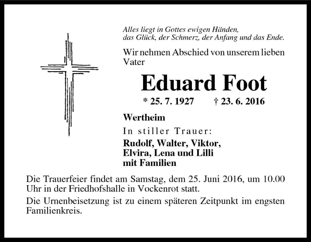 Eduard Foot