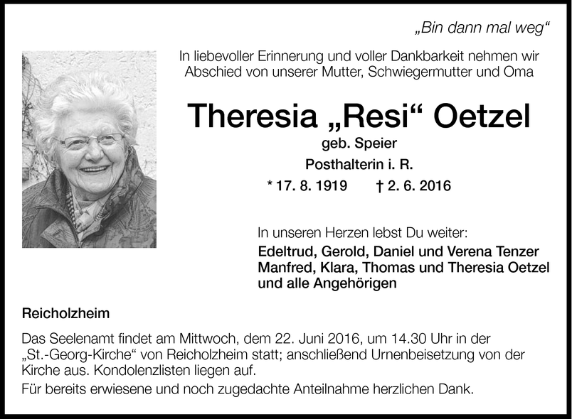Theresia Oetzel