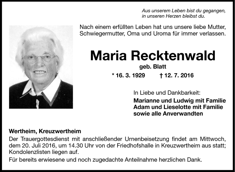 Maria Recktenwald