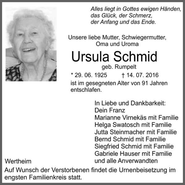 Ursula Schmid