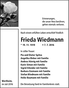 Frieda Wiedmann
