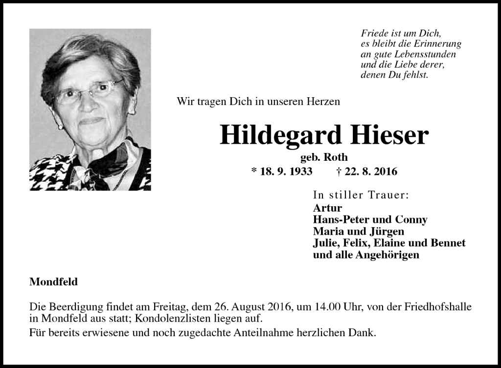 Hildegard Hieser