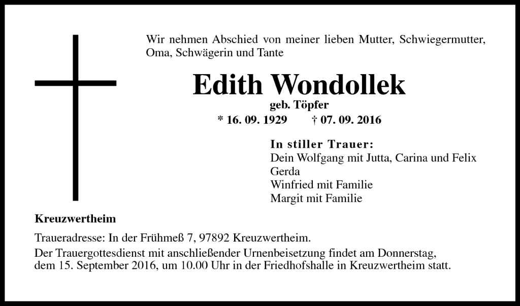 Edith Wondollek