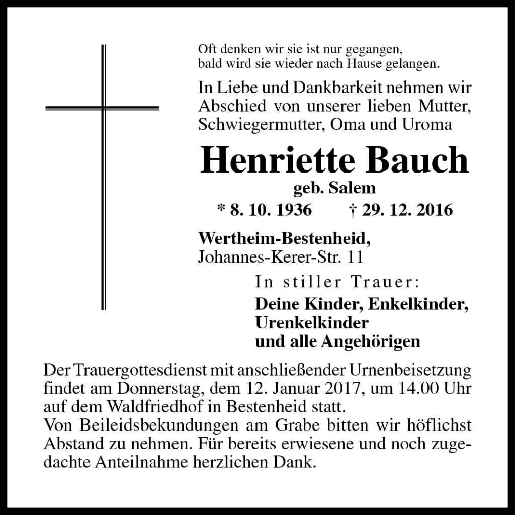 Henriette Bauch