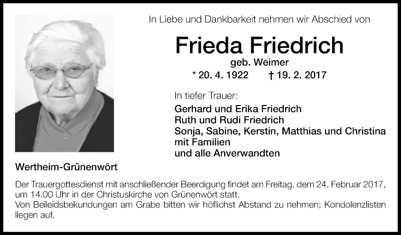 Frieda Friedrich