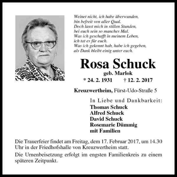 Rosa Schuck