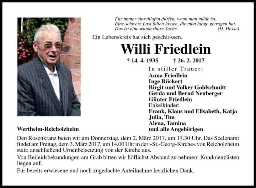Willi Friedlein