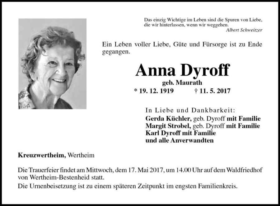 Anna Dyroff