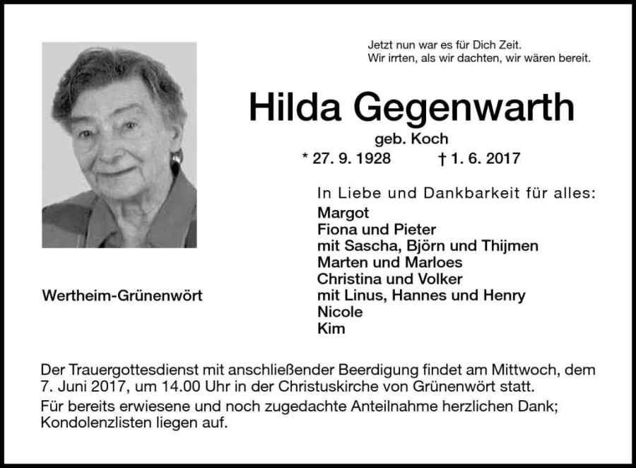 Hilda Gegenwarth