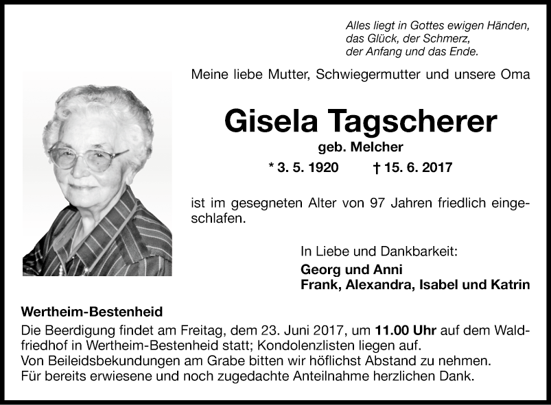 Gisela Tagscherer