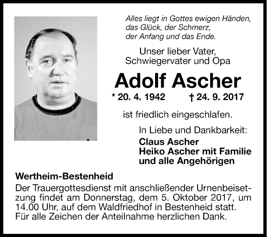 Adolf Ascher