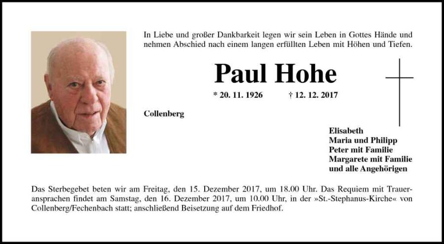 Paul Hohe