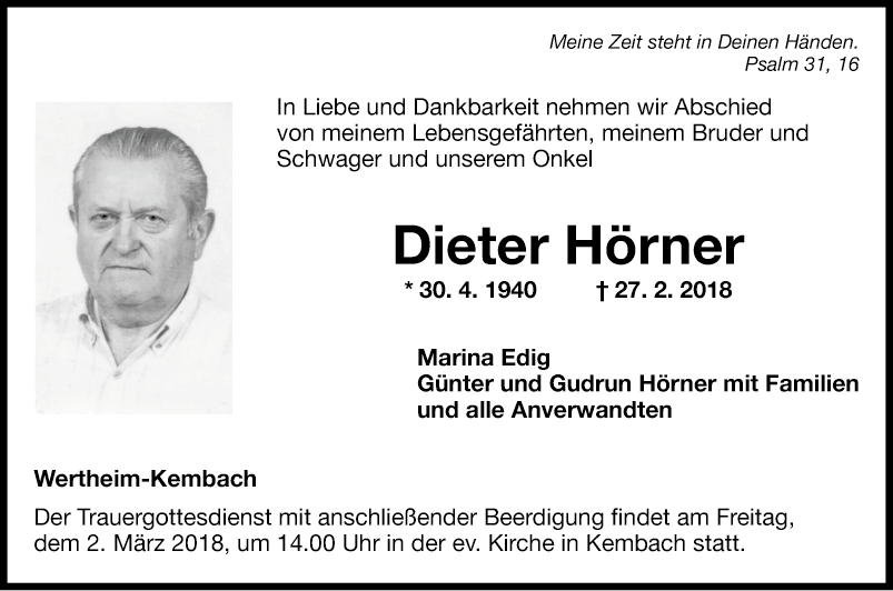 Dieter Hörner
