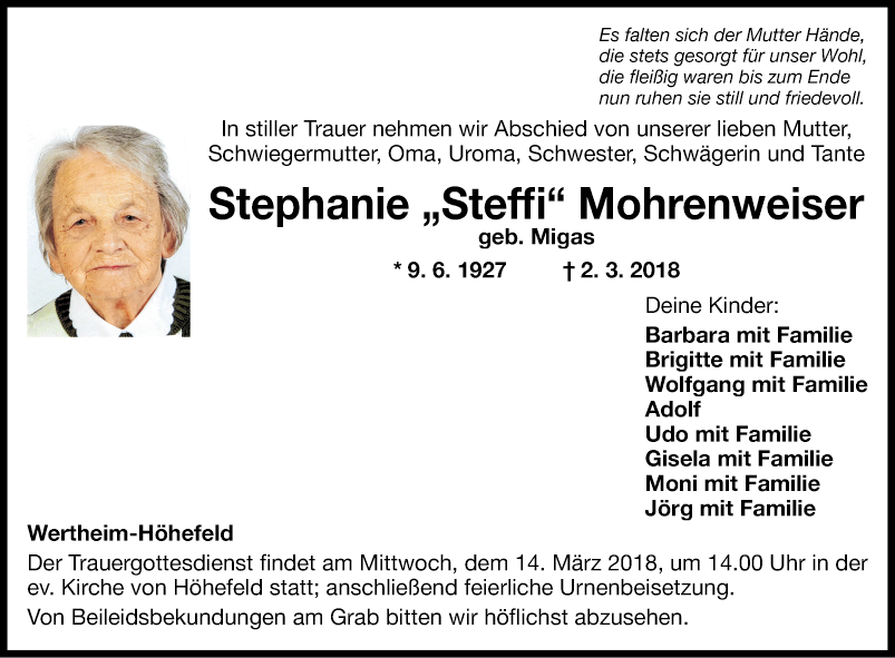 Steffi Mohrenweiser