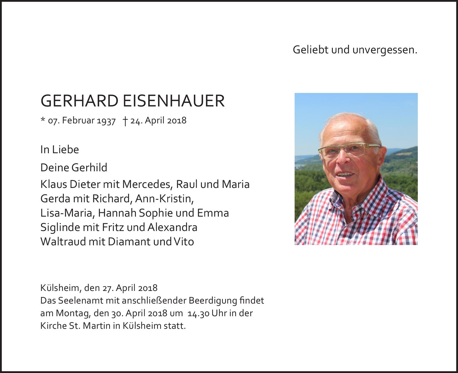 Gerhard Eisenhauer