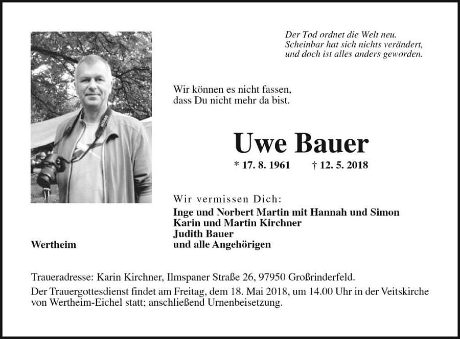 Uwe Bauer Wertheim