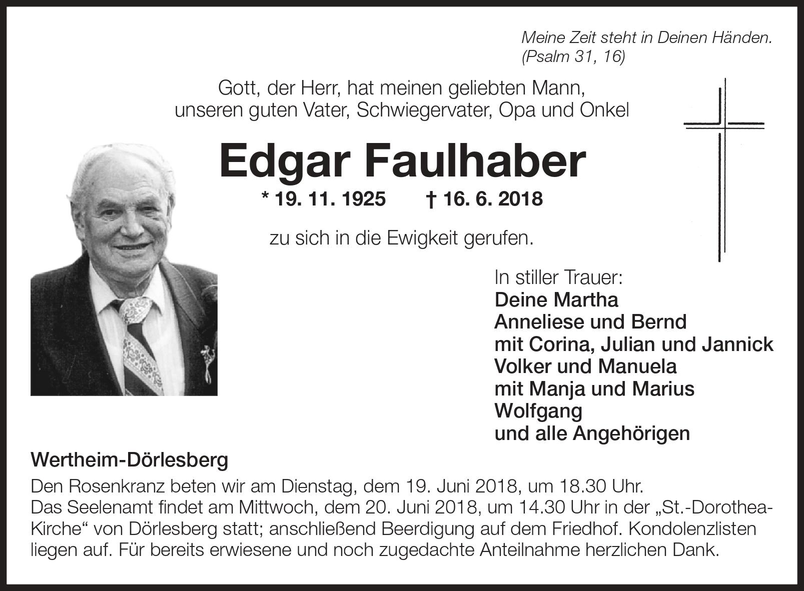 Edgar Faulhaber